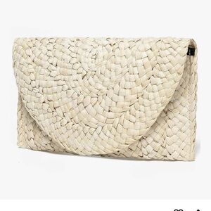 Straw Woven Clutch